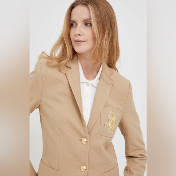 Bullion Jacquard Blazer|Lauren Woman - Picture 2 of 10